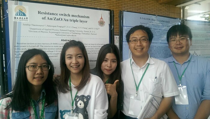 RMUTT Exchange Students Present Their Research at 5-Phys Meeting at NPTUImage