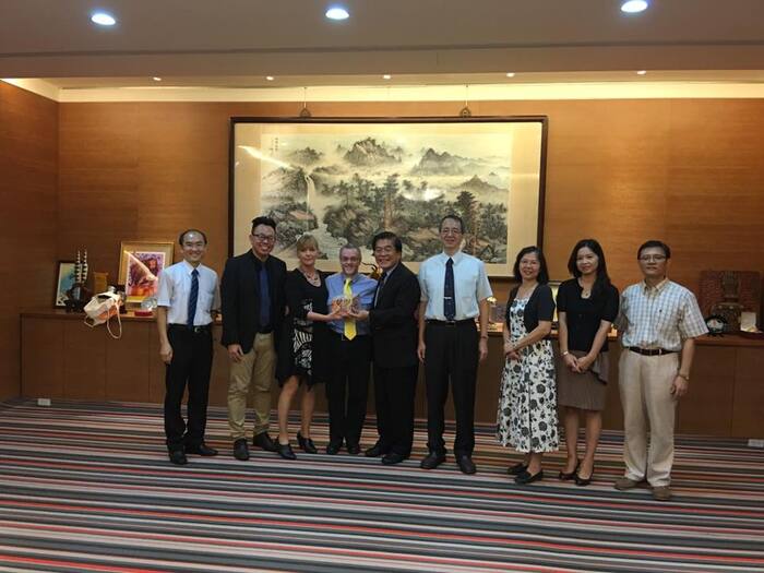 NPTU welcome delegation from CDU Australia, a recent NPTU partner universityImage