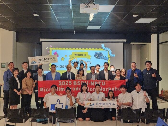 泰國姊妹校BSRU與國立屏東大學攜手舉辦2025微電影製作工作坊 深化影像文化交流圖片