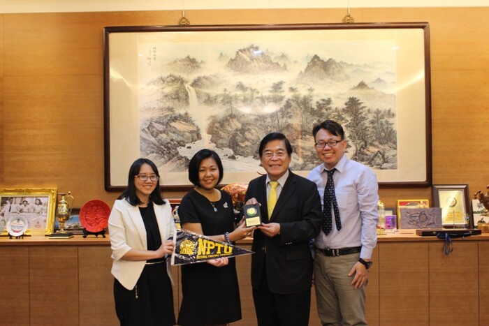 Delegates from Kasetsart University at Sakon Nakhon Thailand visited NPTU on June the 5th圖片